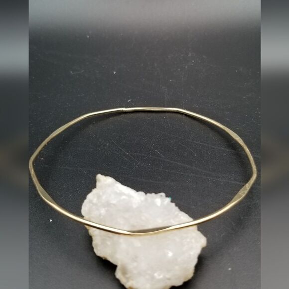 Hand hammered radiant bracelet Slider. B431 - Picture 1 of 2